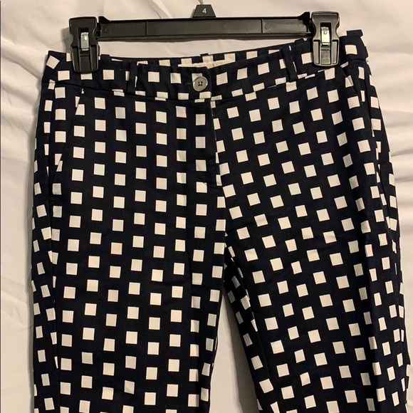 Navy and White Michael Kors pants size 0 - Picture 2 of 4